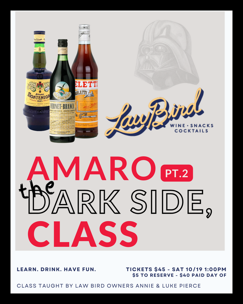 AMARO PT.2 THE DARK SIDE Class Reservation - SATURDAY 10/19 at 1:00pm