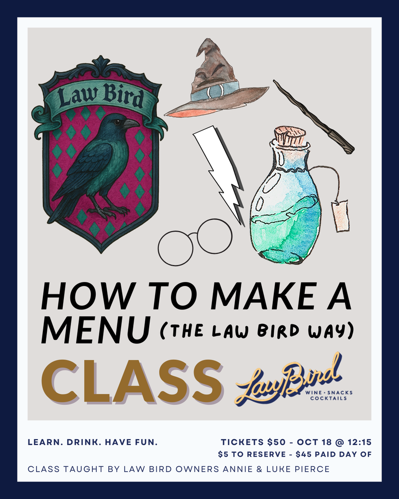 How to Make a Menu Class - SATURDAY 10/18 12:15PM
