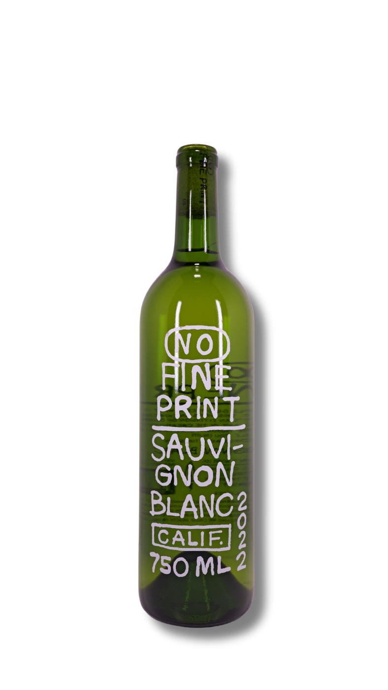 NO FINE PRINT SAUVIGNON BLANC 2022 Law Bird Bar Shop No fine print sauvignon blanc 2022 law bird bar shop